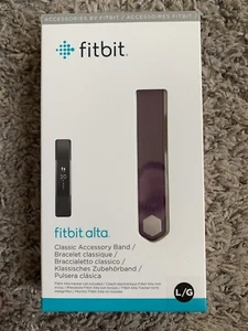 Fitbit Alta Classic Accessory Band Plum Adult Large New - Picture 1 of 4