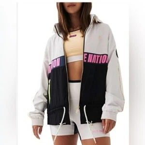 P. E. Nation Man Down Windbreaker hooded jacket New sz XL - Picture 1 of 12