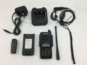 Gumtek Waterproof IP67 VHF UHF Walkie Talkie Dual Band Portable Two Way Radio