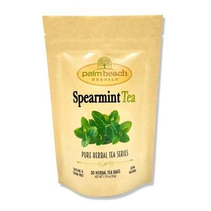 Té de menta verde de Palm Beach Herbals | 30 quilates, sin cafeína - Imagen 1 de 2