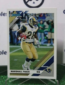 2019 PANINI DONRUSS MARSHALL FAULK # 145 NFL LOS ANGELES RAMS GRIDIRON CARD - Picture 1 of 2