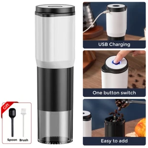 Electric Coffee Grinder Grinding Milling Bean Nut Spice Herb Blender Machine USB - Picture 1 of 16