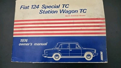 Fiat 124 Special 1974 TC y camioneta manual del propietario Foto 1 de 2