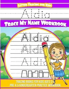 Aldia Letter Tracing for Kids Trace my Name Workbook: Tracing Books for Kids age - Picture 1 of 1