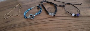 Lot Of 13 Assorted Bracelets, Earrings, And Necklaces - Picture 1 of 6