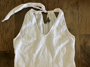 Tommy Bahama Maxikleid weiß Leinen, Größe L - Bild 1 von 7