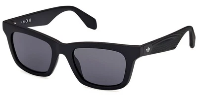 Adidas Originals Matte Black Chunky Square Sunglasses - OR0116-02A-51 - Image 1 of 4