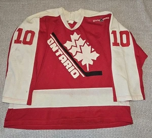 RARE 1980s Team Ontario Canada Kelly Cain #10 Game Worn Hockey Jersey - Bild 1 von 3