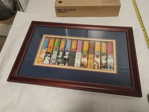 Reproducción original enmarcada de estantería para gatos por Robert Spangler/tiene certificado... - Imagen 1 de 10
