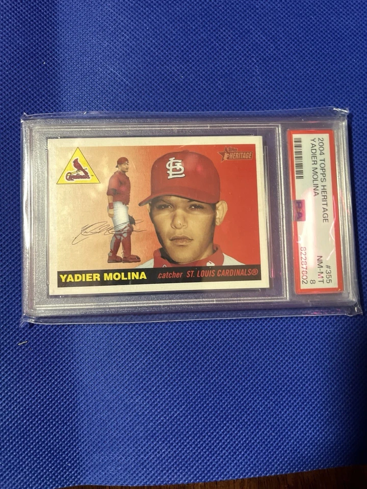 2004 Topps Heritage Yadier Molina #355 (RC) - Imagem 1 de 2