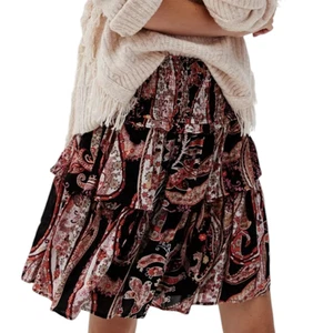 Anthropologie Myla Tiered Ruffled Mini Skirt Size XL - Picture 1 of 5