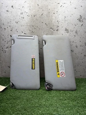 03-06 Juego de pares de parasoles laterales para conductor y pasajero Honda Element tela gris fabricante de equipos originales Foto 1 de 4