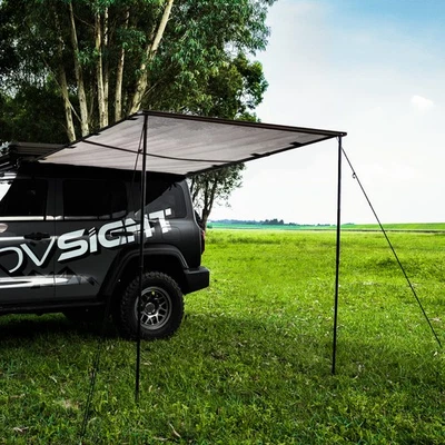 Toldo lateral para automóvil de 6,5 pies x 8,2 pies tienda parasol SUV camping al aire libre viaje D Foto 1 de 4