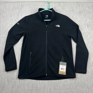 The North Face Fleece Full Zip Jacket Women’s Size Medium Black - Picture 1 of 8