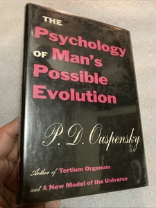 Die Psychologie des Menschen mögliche Evolution P. D. Ouspensky 1962 Hardcover 3. - Bild 1 von 6
