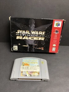 Star Wars Episode 1 Racer (Nintendo N64) In Box No Paper Work Tested - Authentic - Picture 1 of 17