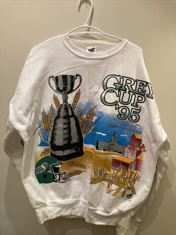 1995 Grey Cup Sweatshirt Taylor Field with Tags Cover