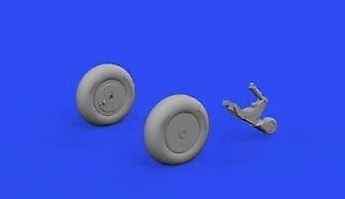 Eduard 648808 1/48 Avion A6M3 Roues Avec / Lisse Pneu pour Edu (Résine) - Photo 1/1