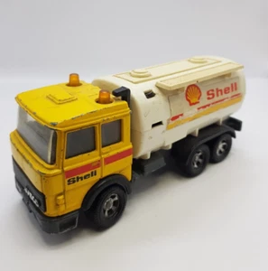 Matchbox Superkings K-131 Shell Petrol Tanker Yellow IVECO 1986 - Picture 1 of 10