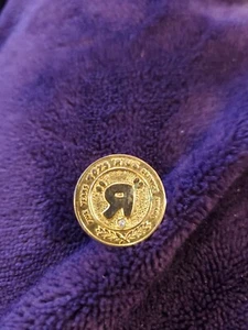TOYS R US 5 Years Service Award Employee Lapel PIN White Crystal Stone Vtg  - Picture 1 of 2