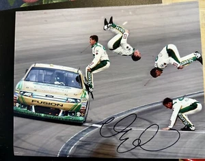 Carl Edwards autographed Signed 8x10 Photo NASCAR hall Of Fame - Picture 1 of 1