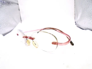 Silhouette Pink 17-140 Rimless Eyeglasses Frames Made in Austria UNKNOWN MODEL - Picture 1 of 4