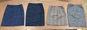Hobbs London Wool Blend Skirt Lot Of 4 / Size 10 UK - 6 US - Picture 1 of 9