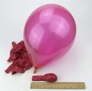 10-50 Chrome Balloons Metallic Latex Pearl Pastel 10" Helium Air Birthday - Picture 1 of 60