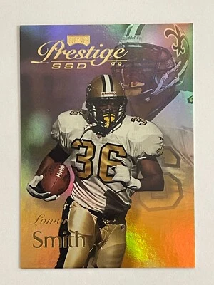 1999 Playoff Prestige SSD Saints Lamar Smith Gold Spectrum /500 #B084 - Image 1 of 2