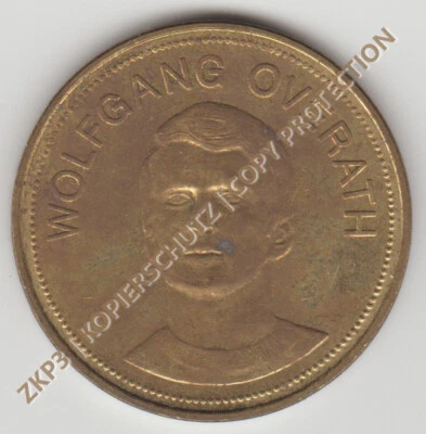 Coin Münze SHELL Traum-Elf 1969 | Wolfgang Overath - Bild 1 von 2