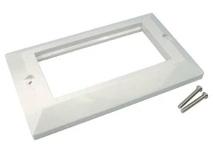 Dual Gang Euro Mod Frame To Take Upto 4 Modules - Picture 1 of 1