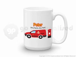 Furgoneta de regalo personalizada por correo postal taza grande camión de entrega conductor cartero #1 - Imagen 1 de 4