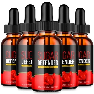 (5 Pack) Sugar Defender, Sugar Defender Blood Sugar Support Supplement (10oz) - Picture 1 of 3