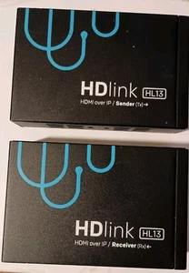 HD-Link HL13, HDMI and IR over Cat5e/6, TCP/IP, 330ft - Receiver and Sender only - Picture 1 of 4