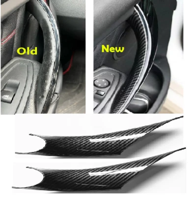 X2 Inner Door Handle Trim Panel Pull Carbon Cover BMW 3 4 Series F30 F31 F32 F36 - Image 1 of 4