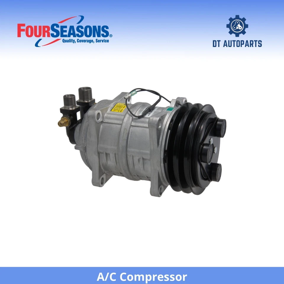 For 1985-1989 Volvo 244 A/C Compressor 4 Seasons 1986 1987 1988 - Image 1 of 4