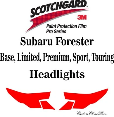 3M Paint Protection Film Clear Bra Pro Series Fits 2025 2026 Subaru Forester - Image 1 of 3