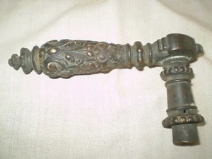 ANTIQUE RARE BRONZE HANDLE - Picture 1 of 8