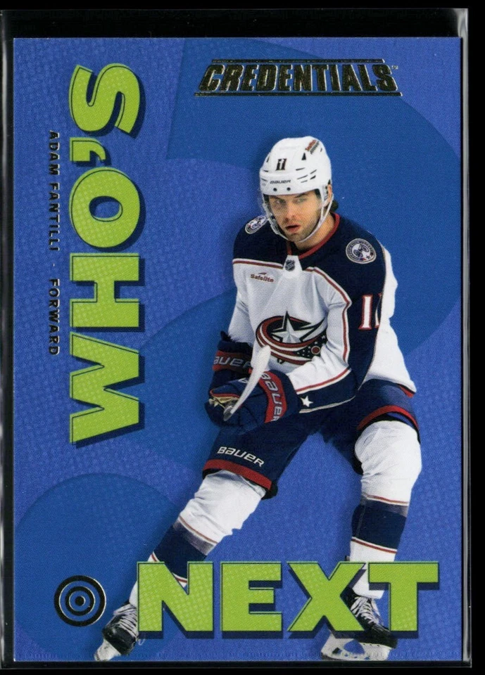 2023-24 Upper Deck Credentials Who's Next #WN-AF Adam Fantilli RC - Image 1 of 2