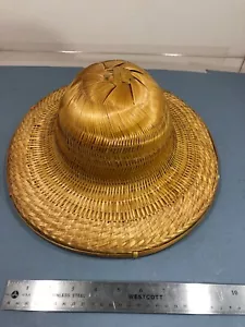 High quality Asian Vietnamese Japanese Coolie Bamboo Cone Sun Rice Farmer Hat - Picture 1 of 7