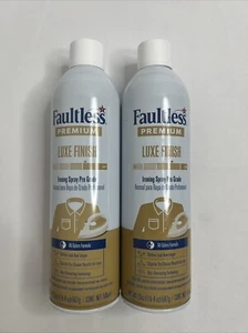 2x Faultless Premium Starch Luxe Finish Ironing Spray Pro Grade All Colors 20oz - Picture 1 of 5
