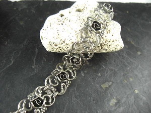 Pulsera rosas Hildesheimer rosa flor flores plata de ley 925 - Imagen 1 de 4