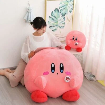 New Giant Badge Star Kirby Plush Doll Big Soft Cartoon Pillow Anime Stuffed Toy - Image 1 of 4