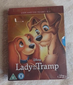 Disney Lady and the Tramp Blu-ray DVD 2-Disc Set Diamond Edition Movie Sealed - Picture 1 of 5