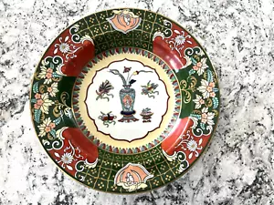 Masons Ironstone china #1786 Oriental Pattern green Gold 10.25" Bowl - Picture 1 of 6