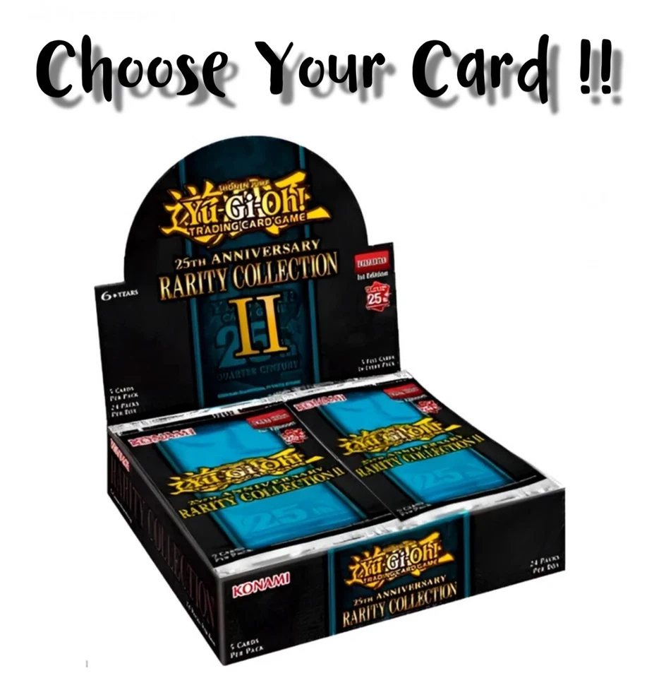 Choose Your Card ! Yugioh TCG "25th Anniversary Rarity Collection Ⅱ" - Image 1 of 1