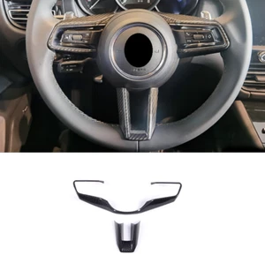Real Carbon Fiber Car Steering Wheel Cover Trim For Porsche 911 Taycan 2019+ - Picture 1 of 6