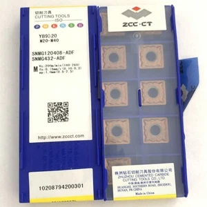 10pcs SNMG120408-ADF YB9320 SNMG432 ZCC.CT CNC blade Carbide Inserts Original - Picture 1 of 3