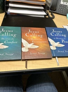 JESUS CALLING 50 Devotions Set of 3 Books: Peace, Comfort & Encouragement - Picture 1 of 22