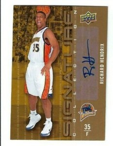 Richard Hendrix 2009-10 Upper Deck Signature Collection #43 Autograph